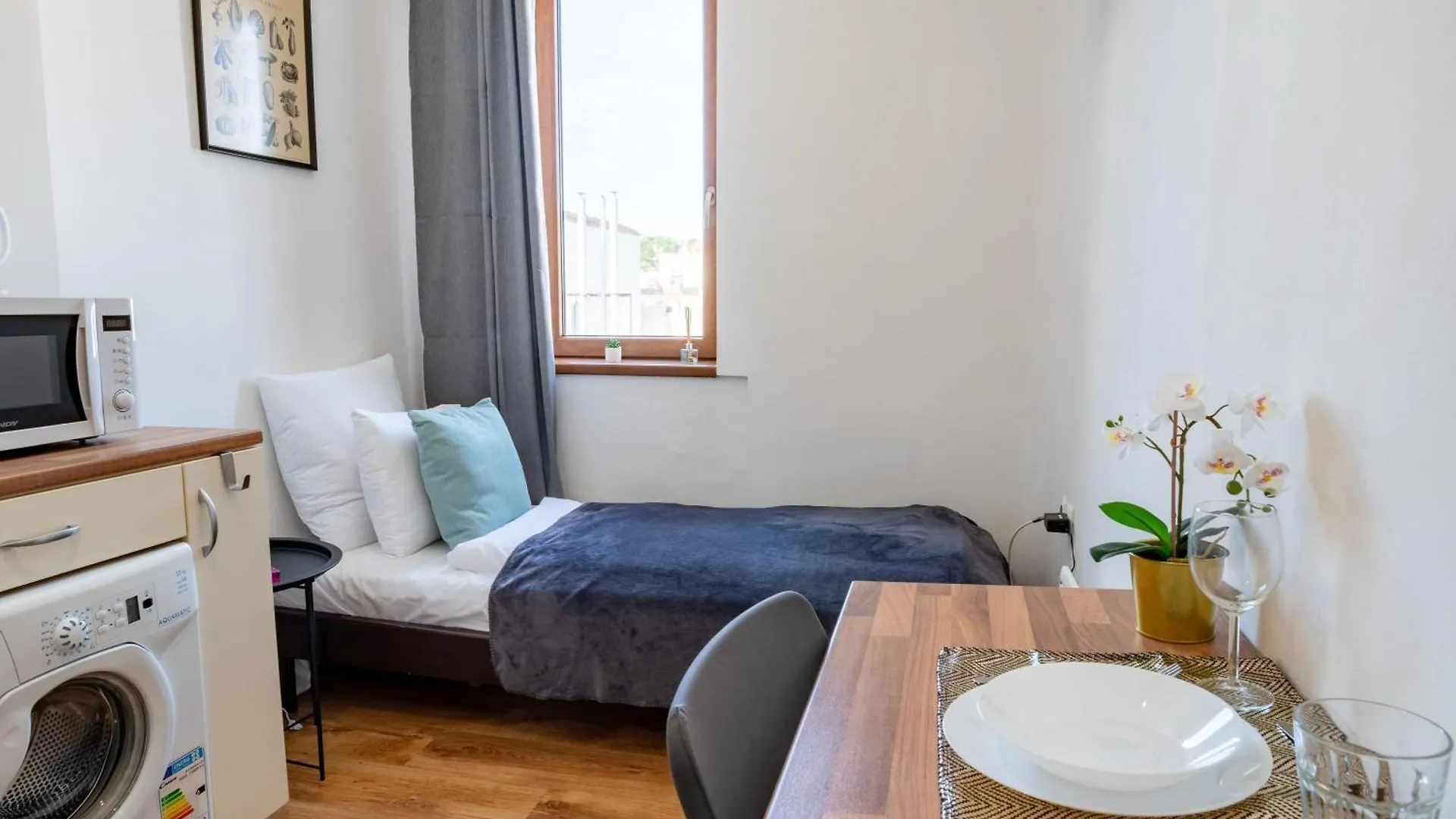 Central - Bright - Calm Studio For Solo Travellers Budapest